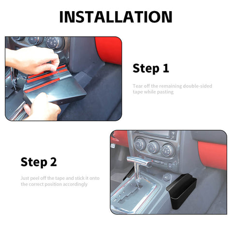 For 2009-2014 Dodge Challenger Car Gear Shift Side Storage Tray Box Holder