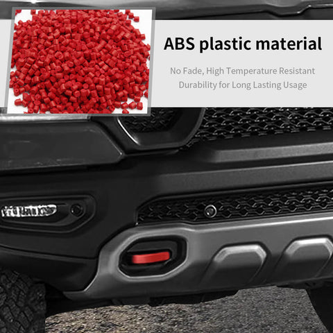 For 2018+ Dodge Ram TRX Front Bumper Tow Hook Trailer Cover Trim Decor