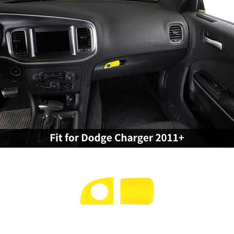 Passenger Storage Grab Handle Button Trim for Dodge Challenger 2015+ & Charger 2010+ & Chrysler 300C 2011+｜CheroCar