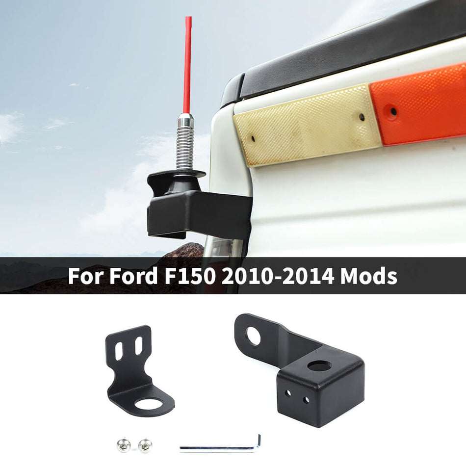 For 2010-2014 Ford F150 Side Tailgate Antenna Bracket Mount Holder (2 pcs)