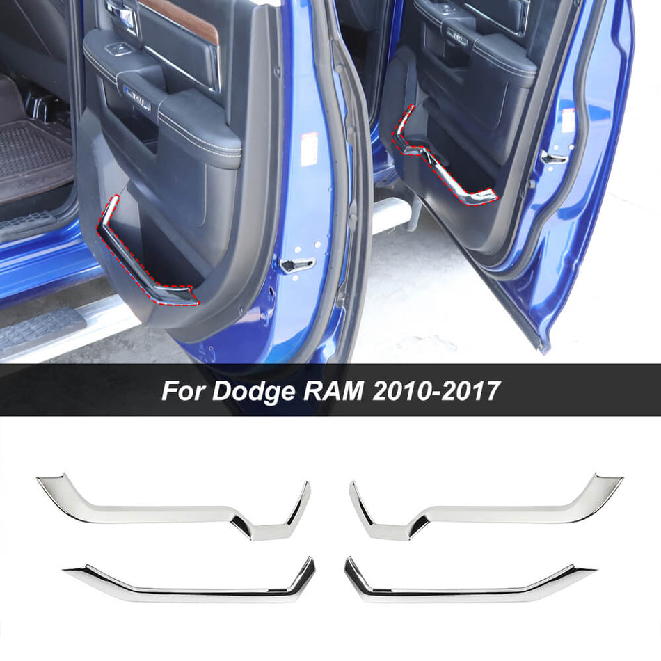 For 2010-2017 Dodge RAM 1500 Front/Rear Door Storage Box Trim Decor Strip