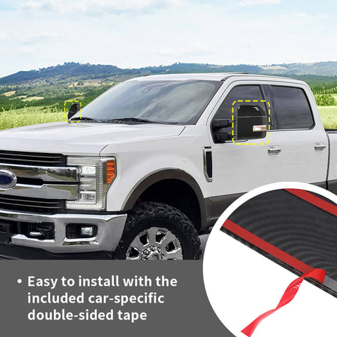 For 2017-2023 Ford F250/F350/F450/F550 Full Rearview Mirror Shell Towing Trim Cover