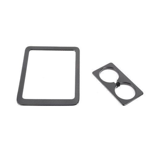 For 2007-2013 Chevy Avalanche/Tahoe/Suburban/GMC-YUKON/SIERRA Center Console Front Water Cup Holder Frame Decor Cover Trim Bezel