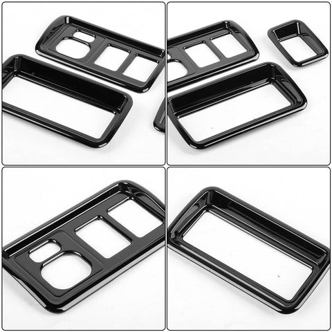 For 2010-2023 Toyota 4runner Rear View Mirror Button Adjustment Decoration Cover Trim Bezel