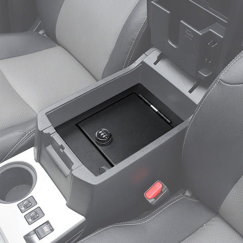 For 2010-2023 Toyota 4Runner Center Console Safe Box Armrest Storage Combination Lock Box