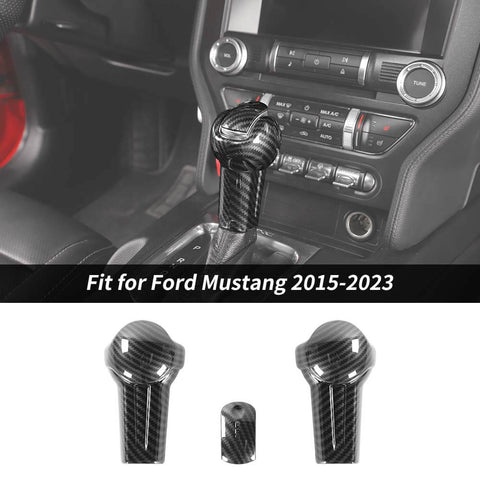 For 2015-2023 Ford Mustang Gear Shift Knob Cover Trim