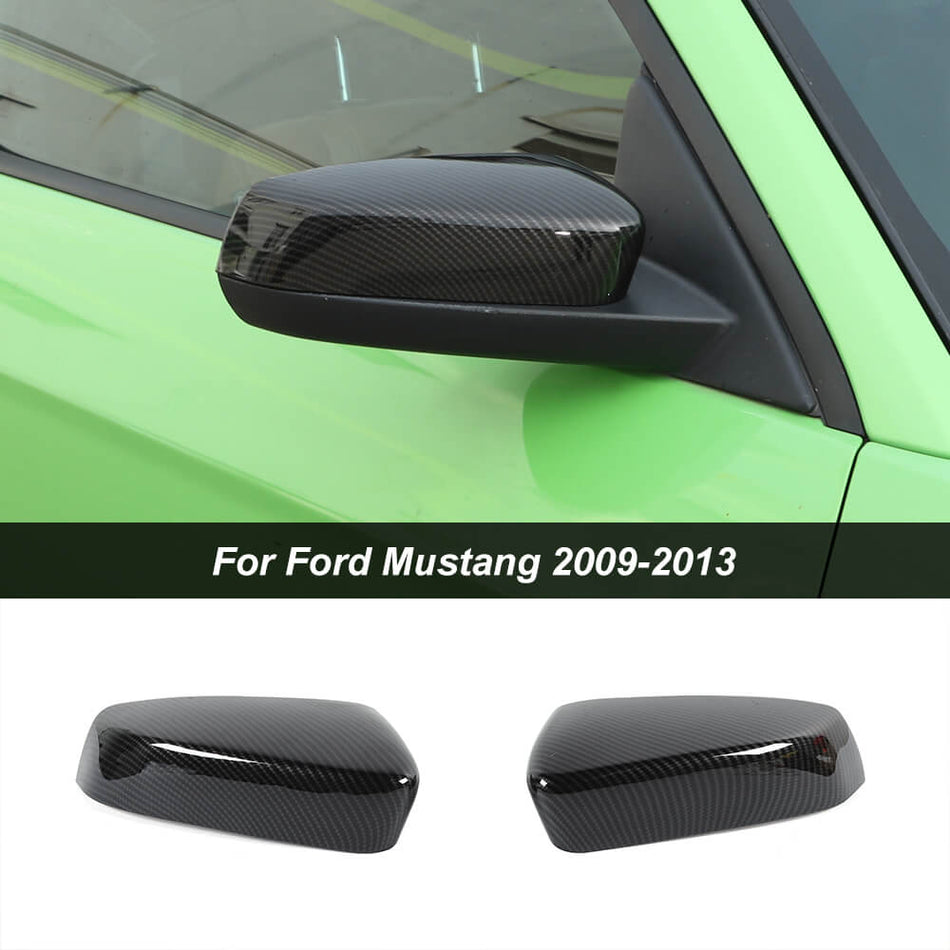 For 2009-2013 Ford Mustang Rearview Mirror Cover Trim Decor