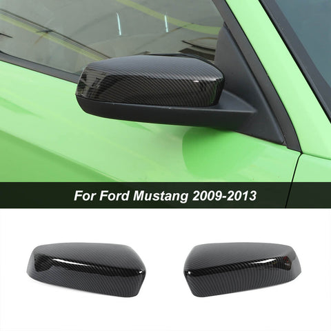 Rearview Mirror Cover Trim Decor for Ford Mustang 2009-2013 Accessories｜CheroCar