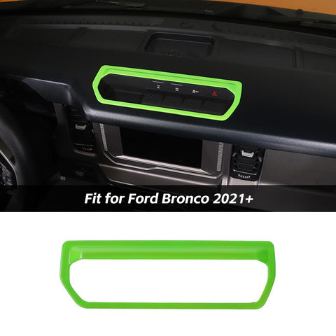 Front Differential Control Switch Panel Trim Decor Cover For Ford Bronco 2021+ Accessories | CheroCar