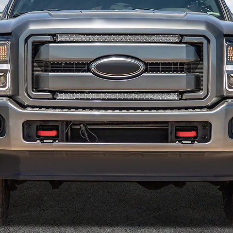 For 2008-2016 Ford F250/F350/F450/F550 Front Bumper Tow Hook Trailer Cover Trim