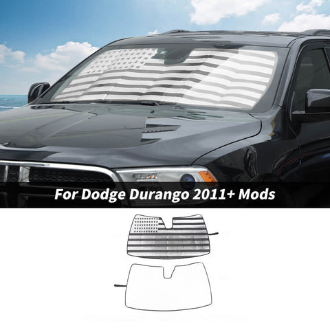For 2011+ Dodge Durango Front Windshield Sunshade Protector Sun Shade Visor