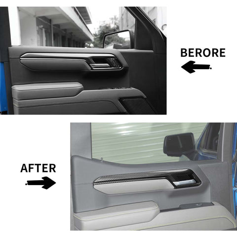 Interior Door Handles Panel Trim For Chevy Silverado/GMC Sierra 2022+ Accessories | CheroCar