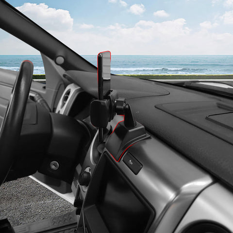 For 2013-2014 Ford F150 Raptor Center Console Dashboard Mobile Cell Phone Holder Bracket Stand