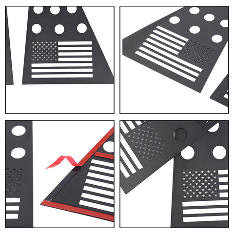 For 2010-2023 Toyota 4Runner C-pillar Triangular Window Glass Plate Trim Cover