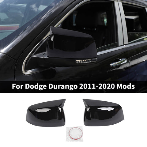 For 2011-2020 Dodge Durango Side Door Rearview Mirror Cover Trim Shell