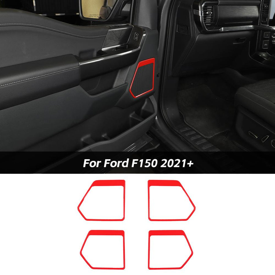 For 2021+ Ford F150 Interior Door Speaker Horn Frame Trim Cover Bezel