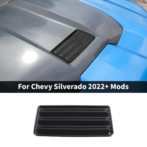 For 2022+ Chevy Silverado 1500 Hood Scoop Panel Decor Cover Bezel