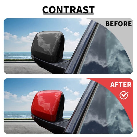 For 2011+ Dodge Durango Side Door Rearview Mirror Cover Trim Shell