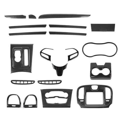 For 2015+ Chrysle 300C Interior Center Console Full Decor Cover Trim Kit