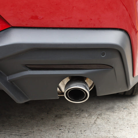 For 2024+ Ford Mustang Smoked Black Rear Fog Light Lamp Frame Cover Trim Bezels