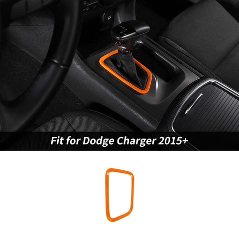 Gear Shifter Trim Cover Frame Bezel For Dodge Charger 2015+ Accessories | CheroCar