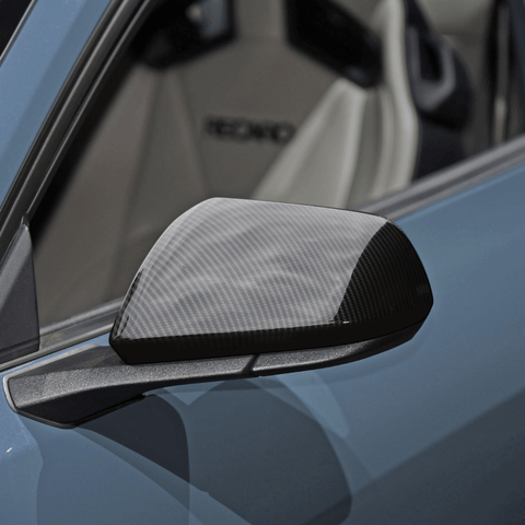 For 2015+ Ford Mustang Rear Side View Mirror Cover Shell Trim