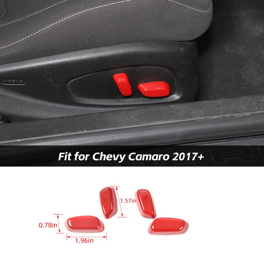 Seat Adjust Switch Button Cover Trim For Chevrolet Camaro 2017+ Accessories | CheroCar