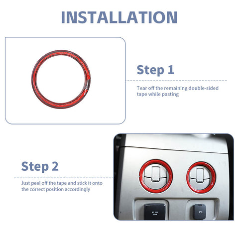 For 2009-2014 Ford F150 Raptor Interior Rear Air Vent Outlet Cover Ring