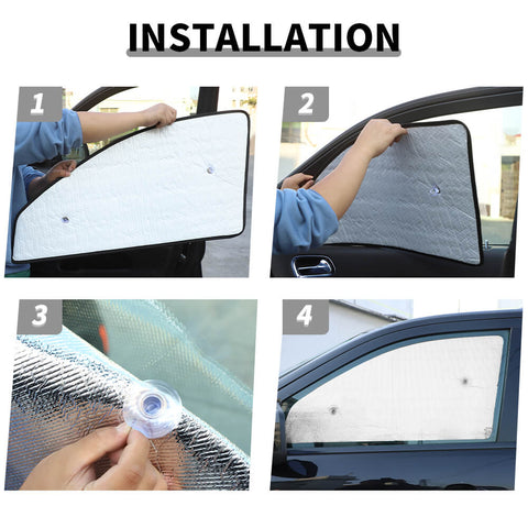 For 2011+ Dodge Durango Car Windshield Visor Side Window Sun Shade