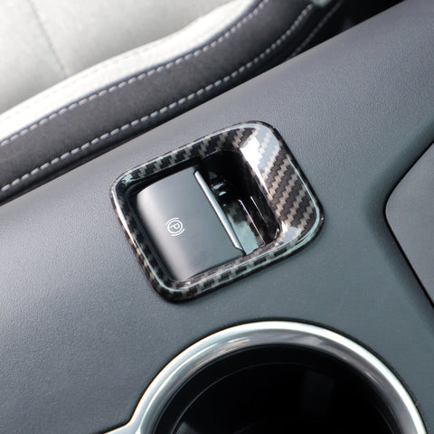 For 2024+ Ford Mustang Interior Electronic Handbrake Button Cover Trim