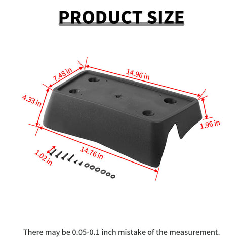For 2007-2013 Chevy Silverado Front Bumper License Plate Tag Bracket Holder