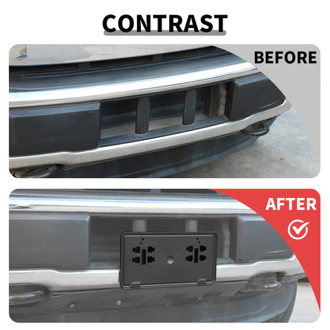 For 2018-2020 Ford F150 Front License Plate Frame Bumper License Plate Bracket