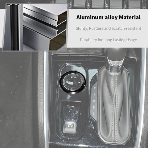 For 2024+ Chevy Colorado Four-wheel Drive 4WD Knob Adjustment Mode Ring Trim Cover