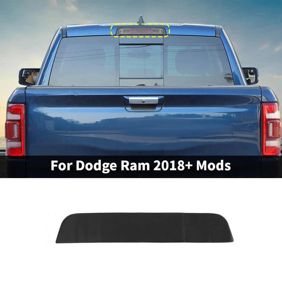 For 2018+ Dodge RAM Exterior Front Headlight Rear High Brake Light Vinyl Tint Overlay Decal Cover