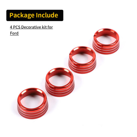 For 2011-2014 Ford Mustang Air Conditioning Switch Knob Ring Trim Bezel