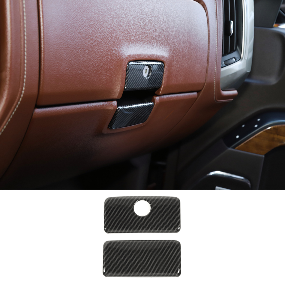 For 2014-2018 Chevy Silverado & GMC Sierra Co-pilot Storage Box Handle Cover Trim