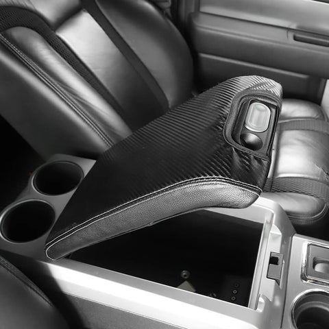 For 2009-2014 Ford F150 Center Armrest Box Cover Leather Pad Mats Trim