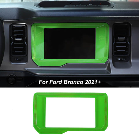 Center GPS Navigation Panel Frame Cover Trim For Ford Bronco 2021+ Accessories｜CheroCar