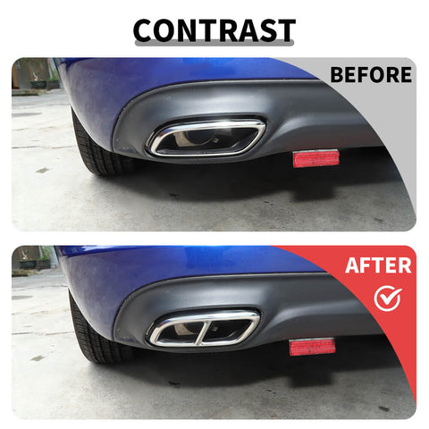 For 2015+ Dodge Charger Rear Tail Throat Decor Cover Trim Frame