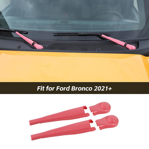 Front Windshield Rain Wiper Blade Cover Trim For Ford Bronco 2021+ Accessories | CheroCar