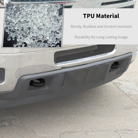 For 2007-2013 Chevy Silverado Front Bumper Tow Hook Trailer Cover Trim