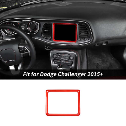 Inner Central GPS Navigation Trim For Dodge Challenger 2015+ Real Accessories | CheroCar