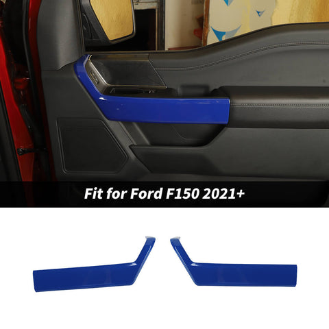For 2021+ Ford F150 Inner Front Door Handle Panel Cover Trim Decor
