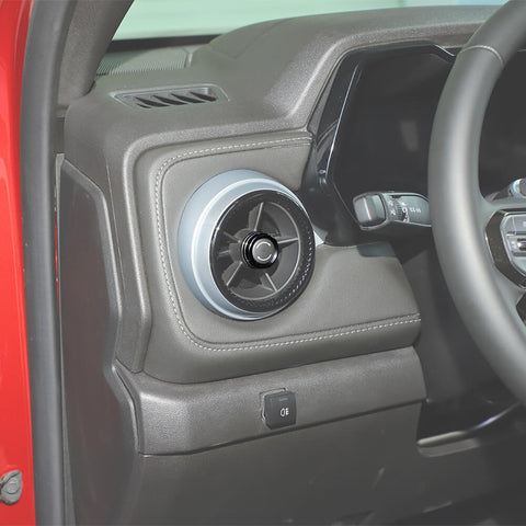 For 2024+ Chevy Colorado Center Console 4WD AC Knob Adjust Ring Trim Cover