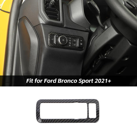 Head Light Switch Panel Cover Trim For Ford Bronco Sport 2021+ Accessories | CheroCar