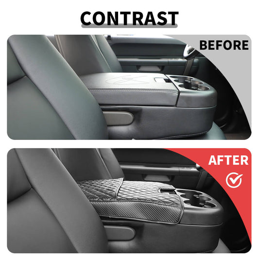 For 2007-2013 Chevy Silverado/GMC-SIERRA Inner Console Lid Armrest Box Cushion Pad Cover