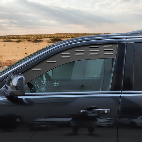 For 2011+ Dodge Durango Rear Window Glass Louvers Panel Air Vent Trim