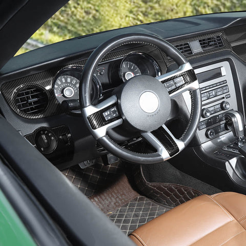 For 2010-2013 Ford Mustang Interior Center Console Trim Cover Kit