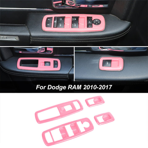 Window Lift Switch Panel Cover Trim for Dodge Charger 2011+ & Durando 2011+ & Ram 2010-2017｜CheroCar