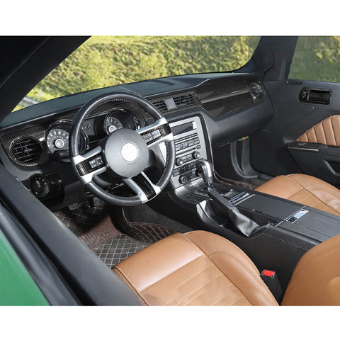 For 2010-2013 Ford Mustang Interior Center Console Trim Cover Kit